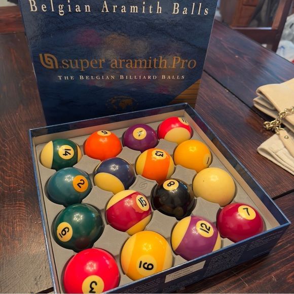 Vintage billiard balls | vintage billiard balls set - Picture 5 of 9